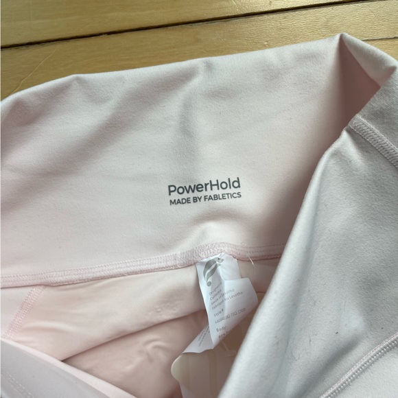 NWT Fabletics Powder Pink Powerhold Tights Size Small - Picture 2 of 7